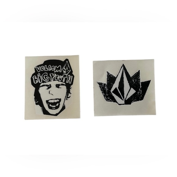 Bundle of 2 VOLCOM Skate Surf Snow Stickers - Picture 1 of 1